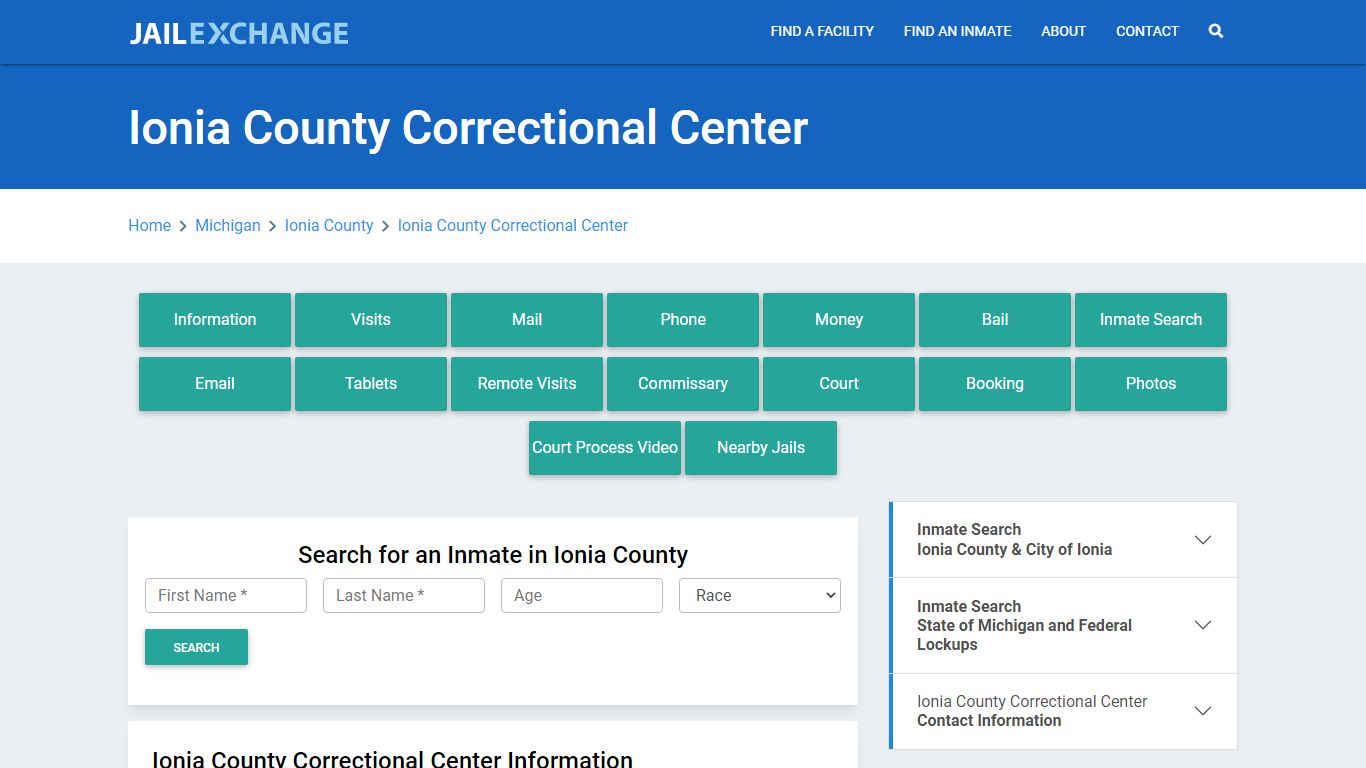 Ionia County Correctional Center - Jail Exchange